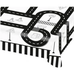 Amscan 9906582 On The Road Birthday Party Paper Table Cover 1.2 M X 1.8 M