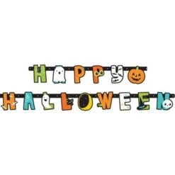 Amscan 9907451 Halloween Friends Party Letter Banner Decoration 1.92 M