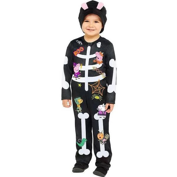 Amscan 9907585 Kids Peppa Pig Skeleton Halloween Fancy Dress Costume Age 4-6 Years 1 Amscan 9907585 Kids Peppa Pig Skeleton Halloween Fancy Dress Costume Age 4-6 Years