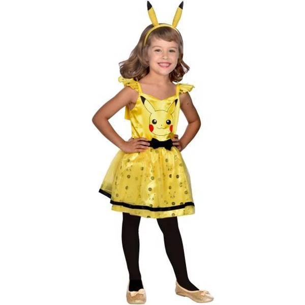 Amscan 9911598 Girls Kids Child Pokemon Pikachu Costume 3-4 Years, Multi-Coloured 1 Amscan 9911598 Girls Kids Child Pokemon Pikachu Costume 3-4 Years, Multi-Coloured