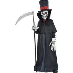 Amscan 999477 Childs Dapper Death Fancy Dress Halloween Costume Kids Boys Grim Reaper Outfit (Age 14-16 Years)