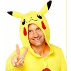 Amscan Adult Costume Pokemon Pikachu Suit Adult Standard -Amscan Amscan Adult Costume Pokemon Pikachu Suit Adult Standard 2