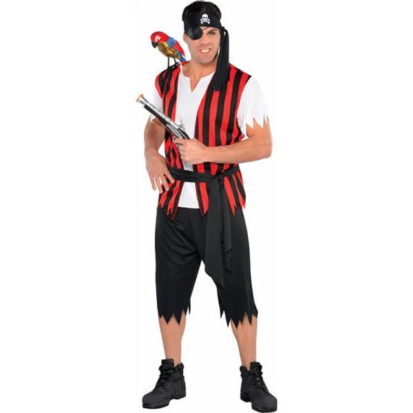 Amscan Adults Ahoy Matey Pirate Costume 1 Amscan Adults Ahoy Matey Pirate Costume