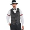 Amscan Adults Roaring 20s Gangster Vest