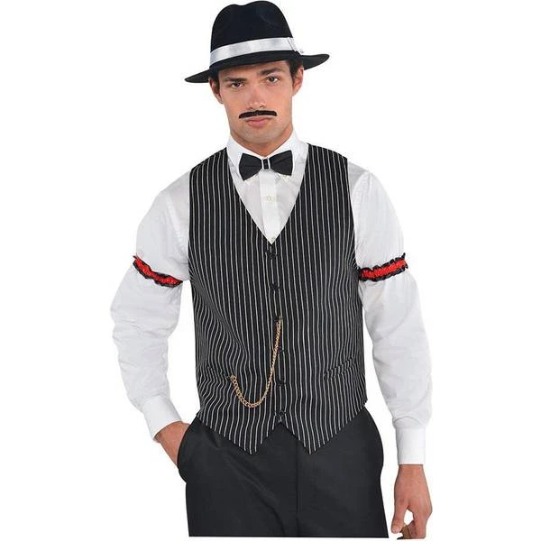 Amscan Adults Roaring 20s Gangster Vest 1 Amscan Adults Roaring 20s Gangster Vest