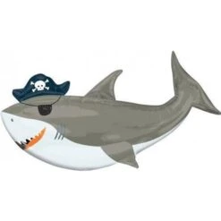 Amscan Ahoy Pirate Shark Shape Balloon