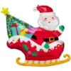 Amscan Anagram 4204101 Santa On A Sleigh Shape XL Foil Balloon 30"