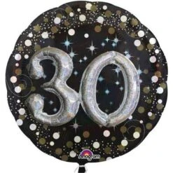 Amscan Anagram Supershape Sparkling Birthday 30