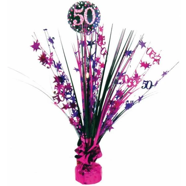 Amscan Bordsdekoration 50 År Rosa 1 Amscan Bordsdekoration 50 År Rosa