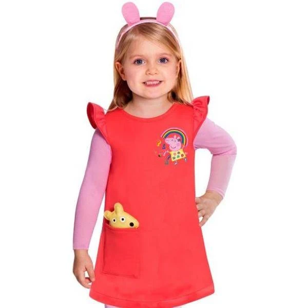 Amscan Child Girls Peppa Pig Costume 2 Amscan Child Girls Peppa Pig Costume - Image 2