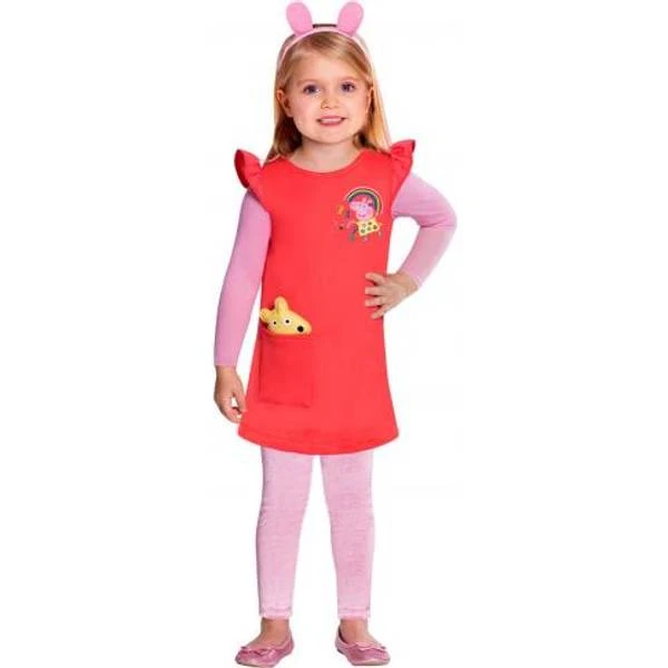 Amscan Child Girls Peppa Pig Costume 1 Amscan Child Girls Peppa Pig Costume