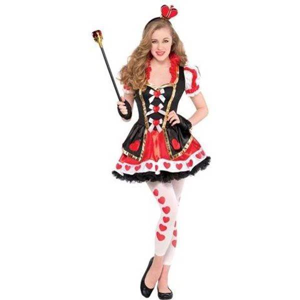 Amscan Christys Dress Up Teen Girls Queen Of Hearts Costume Queen Of Hearts -UK-14-16Yrs 1 Amscan Christys Dress Up Teen Girls Queen Of Hearts Costume Queen Of Hearts -UK-14-16Yrs