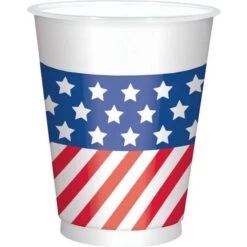 Amscan Cups Patriotic25ct
