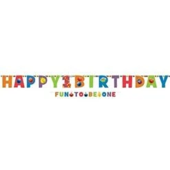 Amscan Elmo Turns One Jumbo Letter Banner Kit