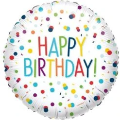 Amscan FB Happy Birthday Confetti, Luftballon