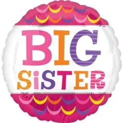 Amscan Foil Ballon Big Sister Scallops Standard HX