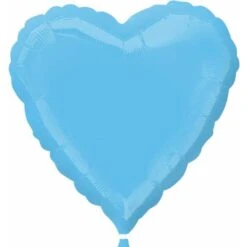 Amscan Foil Ballon Decorator Heart Standard XL Blue