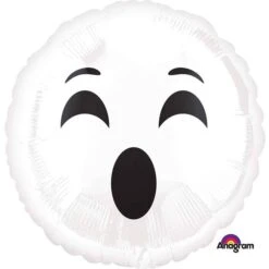 Amscan Foil Ballon Ghost Emoticon 5-pieces White/Black