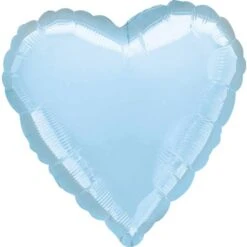 Amscan Foil Ballon Heart Standard Blue 10-pack