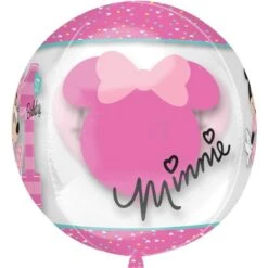 Amscan Foil Ballon Minnie 1st Birthday Orbz -Amscan Amscan Foil Ballon Minnie 1st Birthday Orbz 2