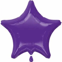 Amscan Foil Ballon Quartz Decorator Star XL Standard Purple