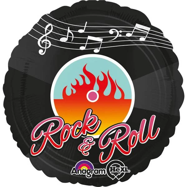 Amscan Foil Ballon Standard Classic 50's Rock N Roll 1 Amscan Foil Ballon Standard Classic 50's Rock N Roll