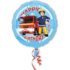 Amscan Foil Ballon Standard Fireman Sam Happy Birthday