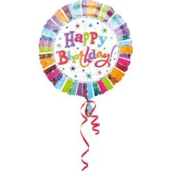 Amscan Foil Ballon Standard Radiant Happy Birthday