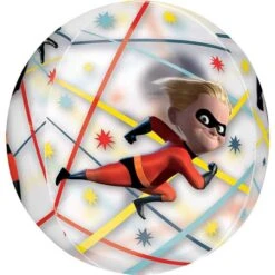 Amscan Foil Ballon The Incredibles 2 Clear Orbz -Amscan Amscan Foil Ballon The Incredibles 2 Clear Orbz 3