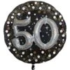 Amscan Gold Celebration Sparkling 50 Foil Multi-Balloon 15/38cm X 15/38cm P75