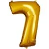 Amscan Gold Large Number Balloon 7