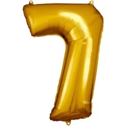 Amscan Gold Large Number Balloon 7