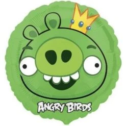 Amscan Green Pig Angry Birds Standard Balloon