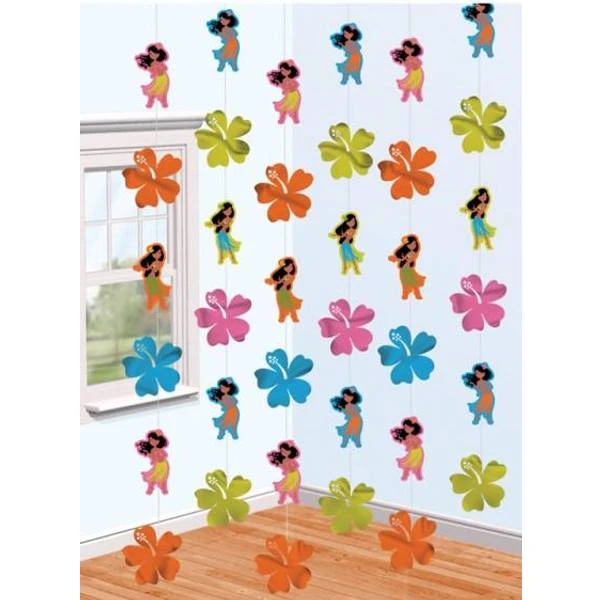 Amscan International Hanging String Decoration Hula Girl Hawaiian 1 Amscan International Hanging String Decoration Hula Girl Hawaiian