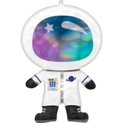 Amscan Iridescent Astronaut Supershape Balloon