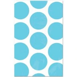 Amscan Kalaspåsar Polka Dot Ljusblå 10-pack