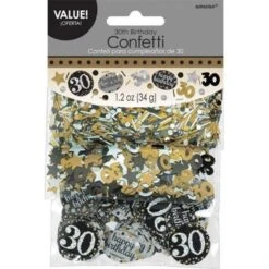 Amscan Konfetti 30-År Guld/Silver