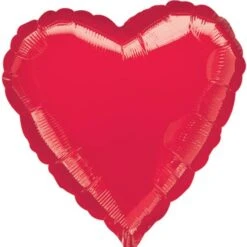Amscan Latex Ballon Heart Red