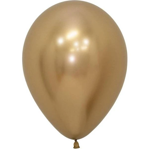 Amscan Latex Ballons Reflex Gold 50-pack 1 Amscan Latex Ballons Reflex Gold 50-pack