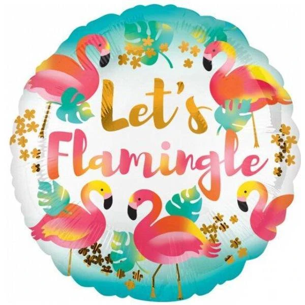 Amscan Lets Flamingle Flamingo Standard Balloon 1 Amscan Lets Flamingle Flamingo Standard Balloon