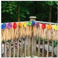 Amscan Luau Deck Fringe-1pc, Paper, Multicolor, 30.4cm X 7.3m