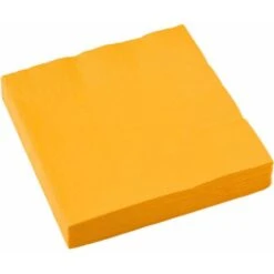 Amscan Napkins Sunshine Yellow 20-pack