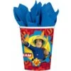 Amscan Paper Cup Fireman Sam 2017 250ml 8-pack