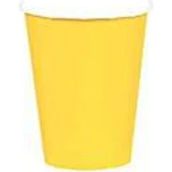 Amscan Paper Cup Sunshine Yellow 8-pack