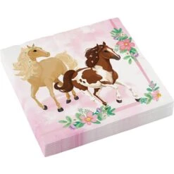 Amscan Paper Napkins Beautiful Horses 20-pack