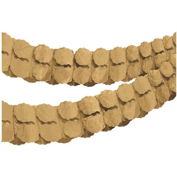 Amscan Pappersgirlang Guld 1 Amscan Pappersgirlang Guld