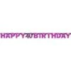 Amscan Pink 40th Birthday Letter Banner Party Happy Celebration Decorations Pink Birthday Party Letter Banner 40th Happy Celebration Decorations