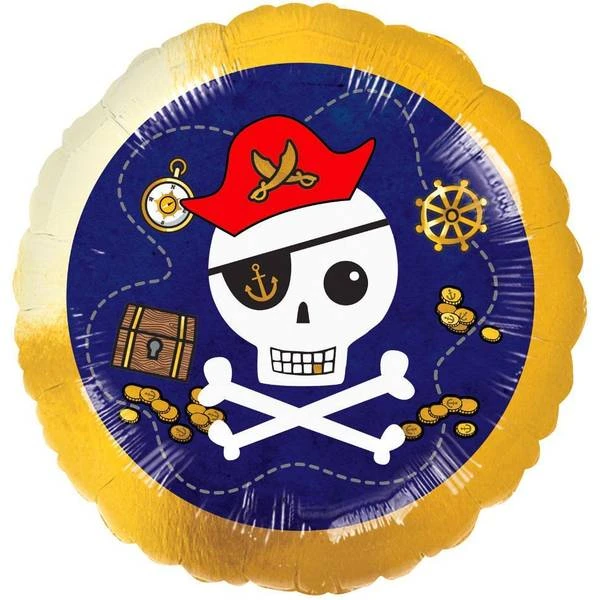 Amscan Pirates Map, Folieballong 1 Amscan Pirates Map, Folieballong