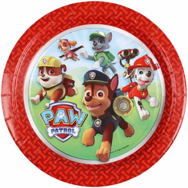 Amscan Plates Paw Patrol 8-pack 1 Amscan Plates Paw Patrol 8-pack