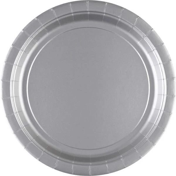 Amscan Plates Silver 8-pack 1 Amscan Plates Silver 8-pack